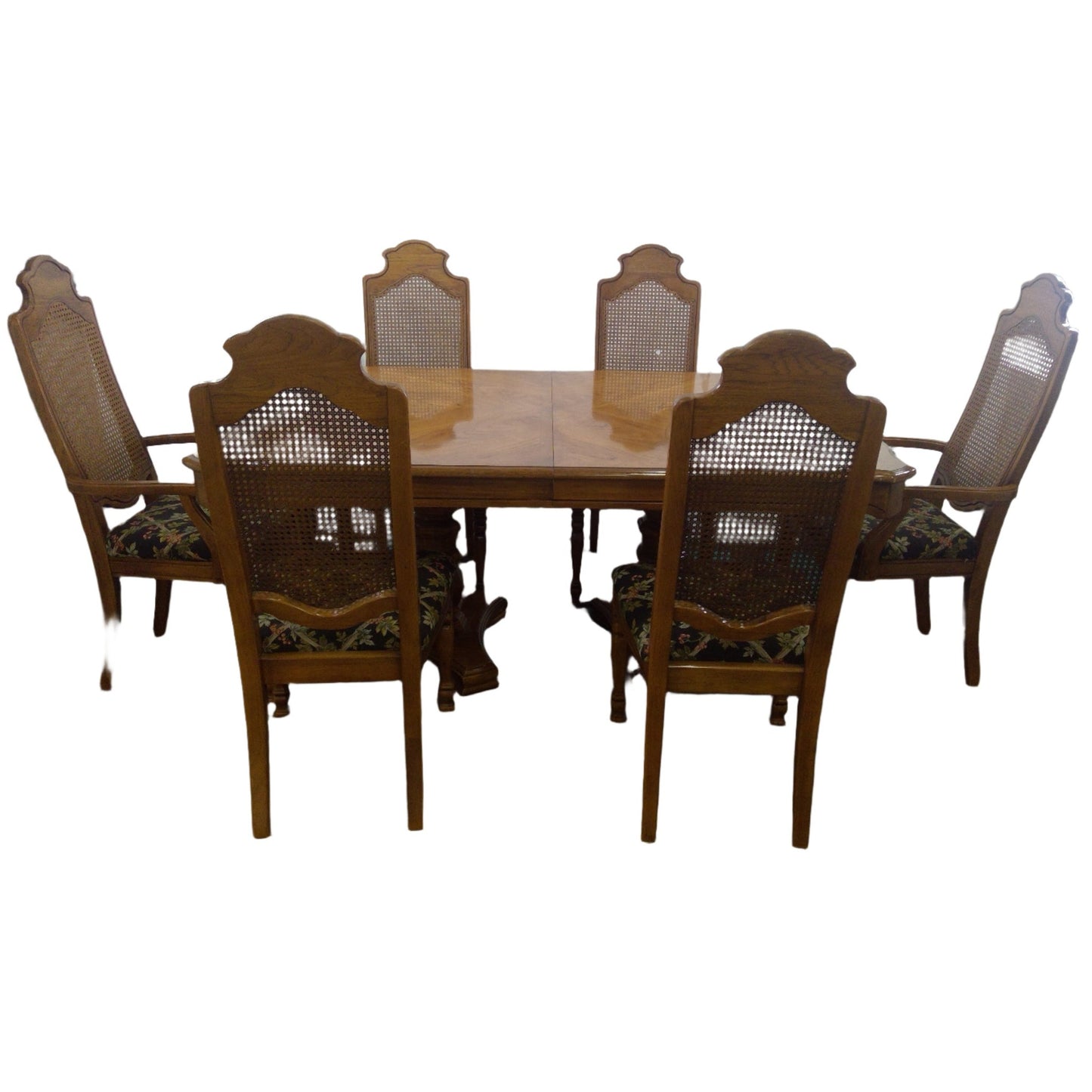 Wooden Kitchen Table with 6 Chairs