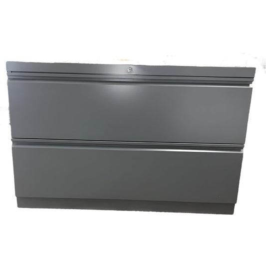 42" Gray Lateral File Cabinet