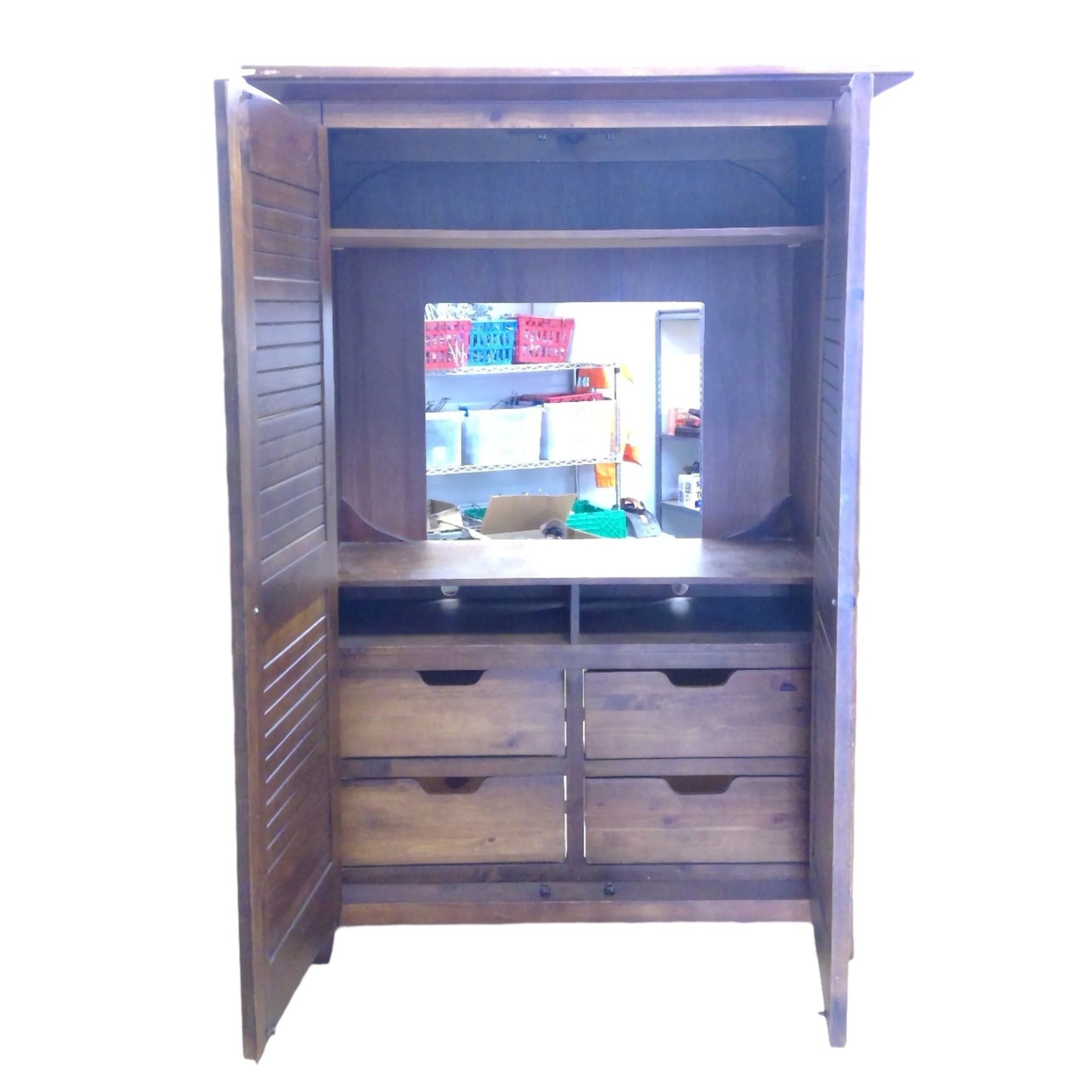 Dark Brown Hutch