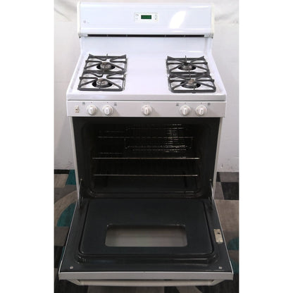 White GE Stove