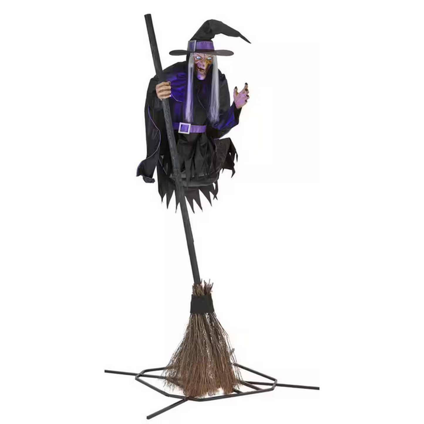 12 ft. Giant Sized Animated LED Hovering Witch