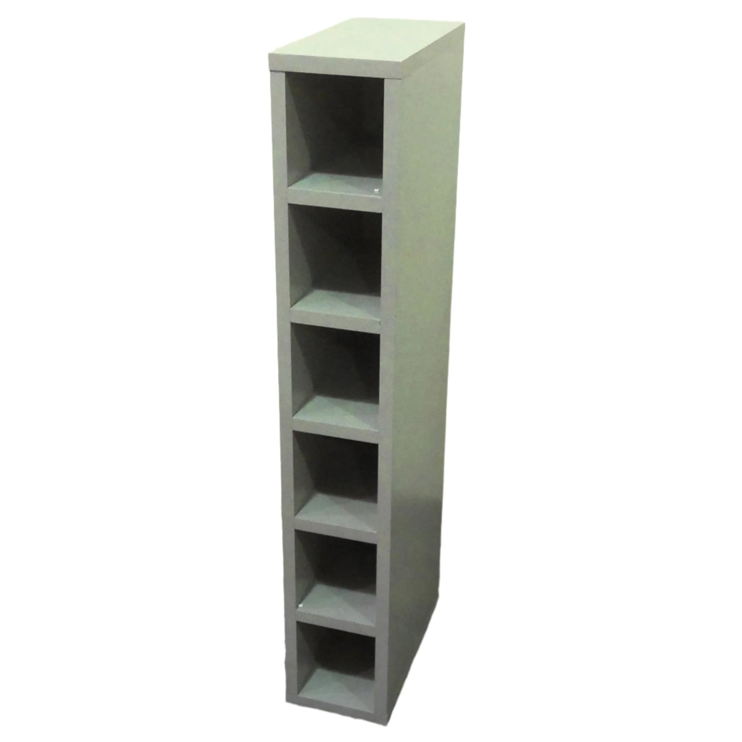 Gray Wine Rack Cabinet