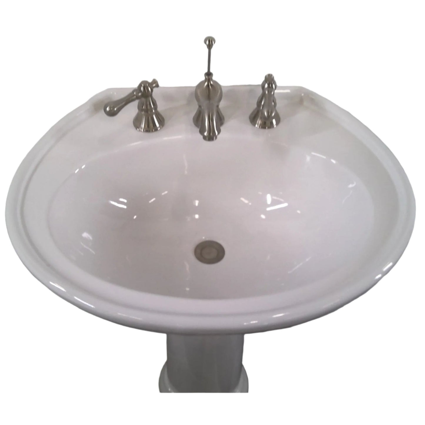 Pedestal Sink with Faucet