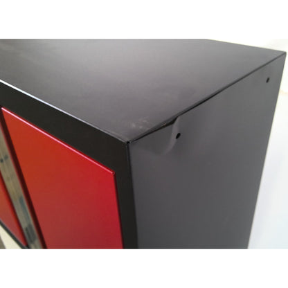 Red Door Upper Metal Cabinet