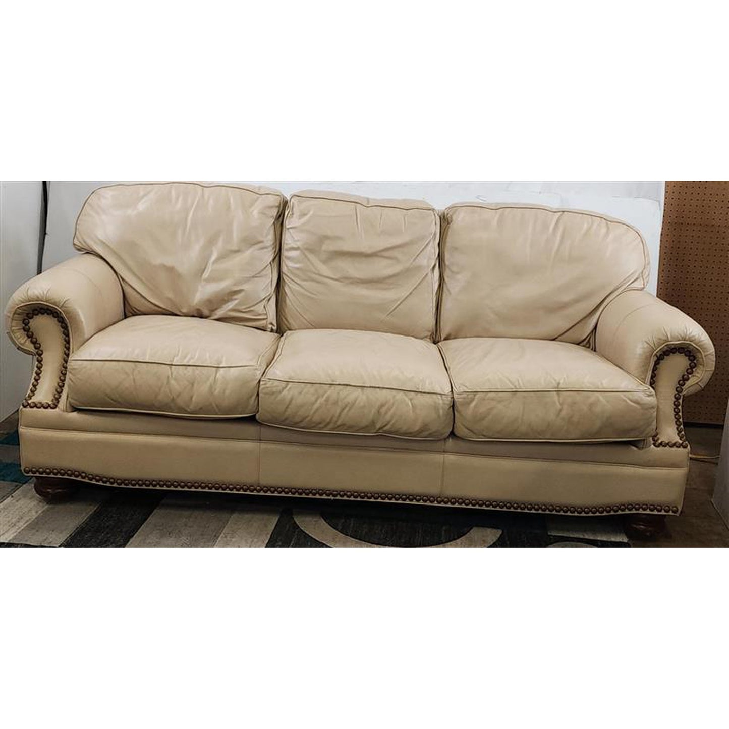 Tan Leather Sofa