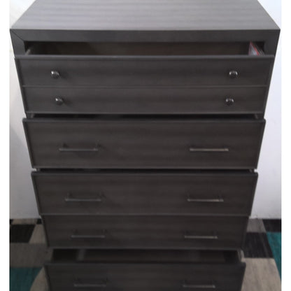 Tall Gray Dresser