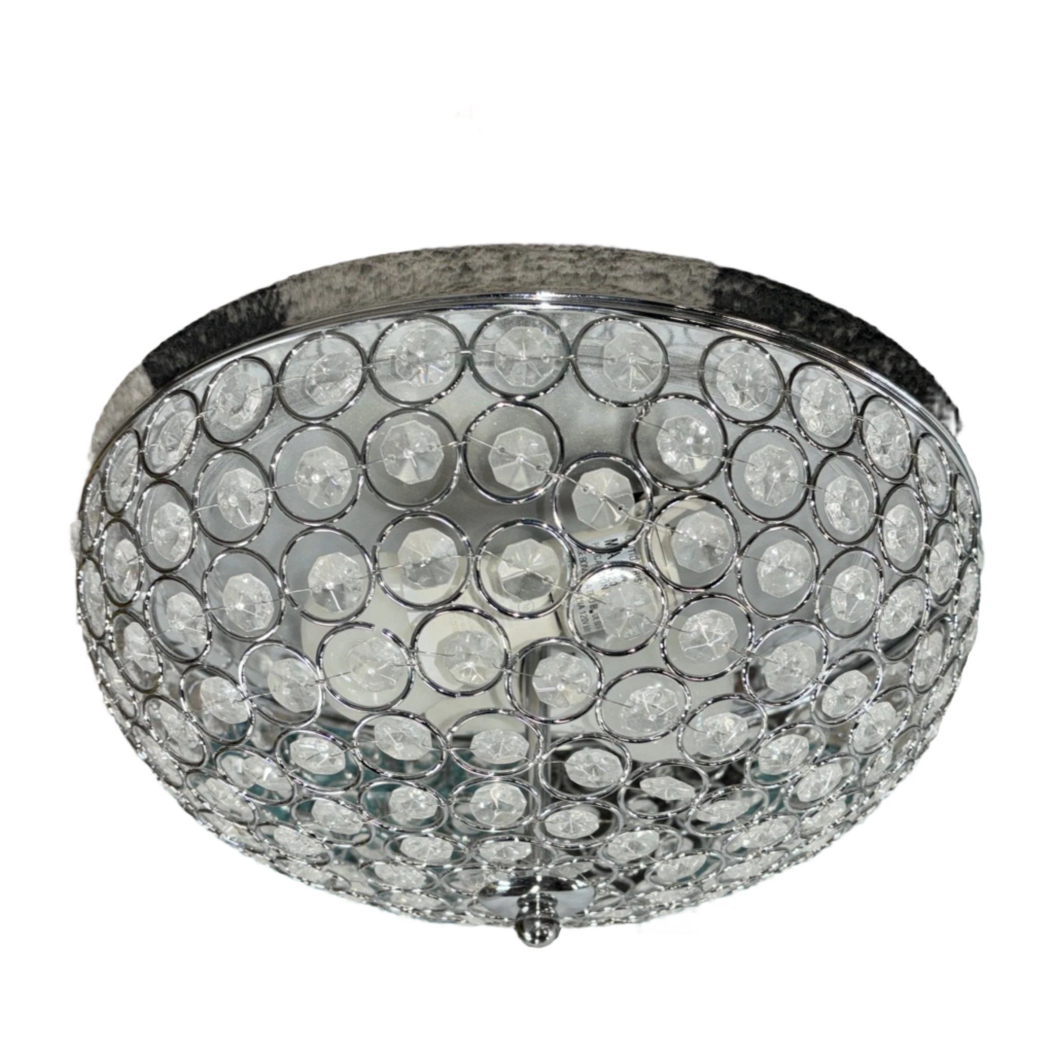 Chrome Ceiling Light With Crystals – Habitat For Humanity - ReStore