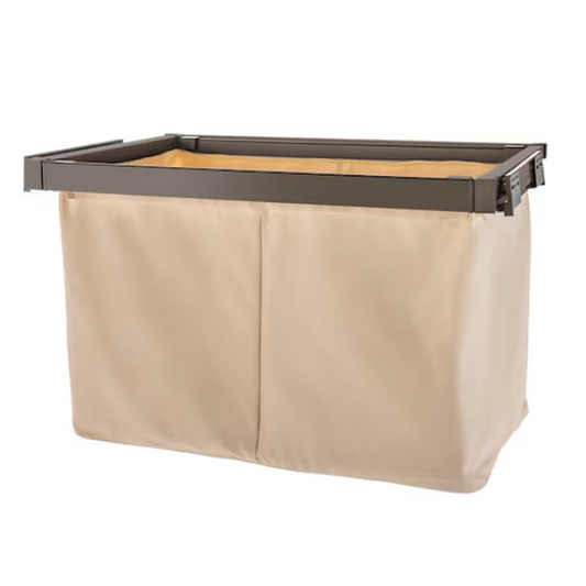 Dual-Compartment Laundry Hamper