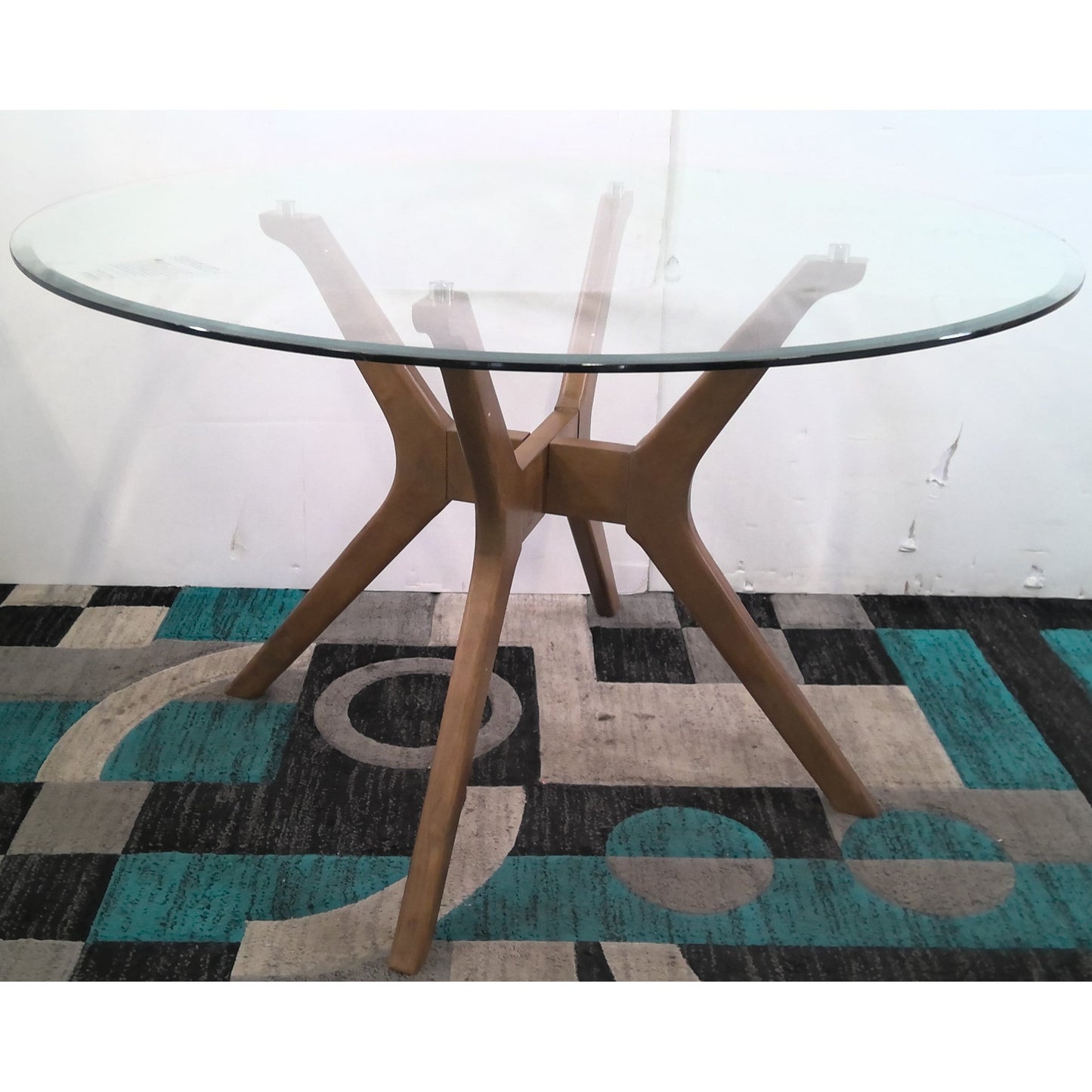 Glass Top Round Kitchen Table