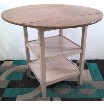 Round Table with Fold Down Sides