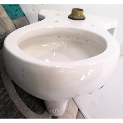 Elongated Rim Wall Mounted Toilet Bowl with Top Spud