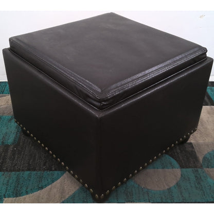 Square Studded Ottoman