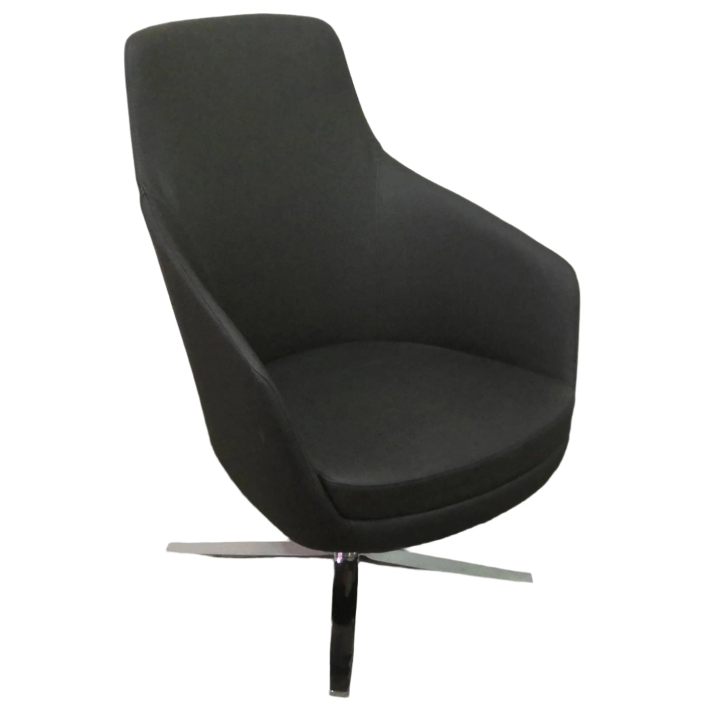 Black Swivel Armchair