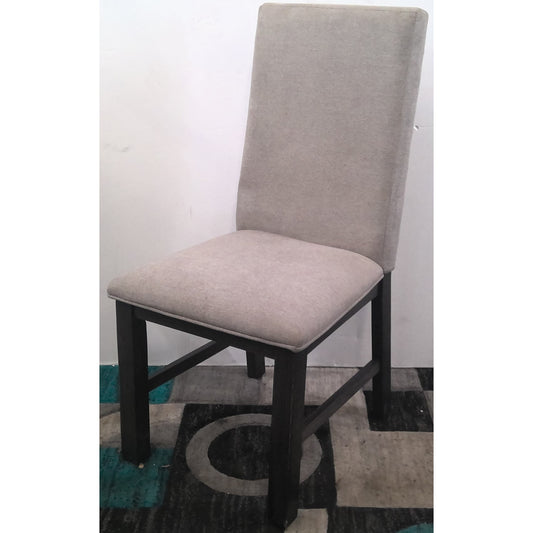 Gray Chair with Black Legs