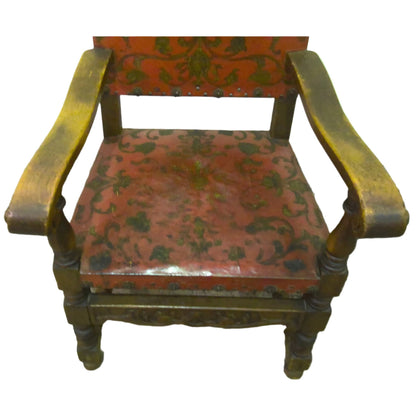 Antique Colonial-Style Armchair