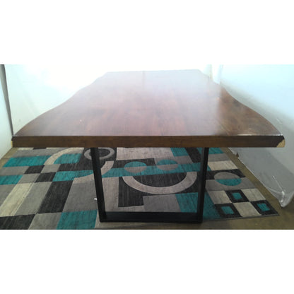 Kitchen Table with Black Metal Legs