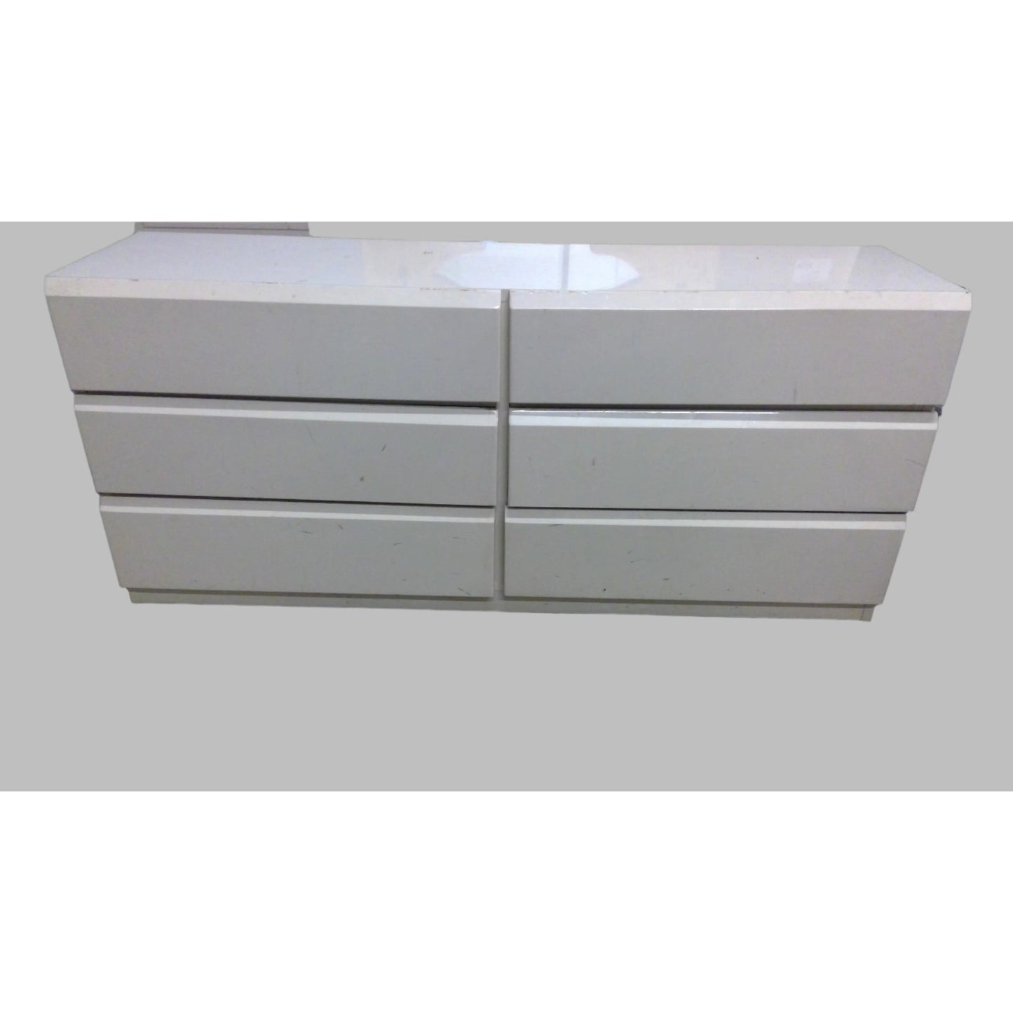 6 Drawer Dresser- White