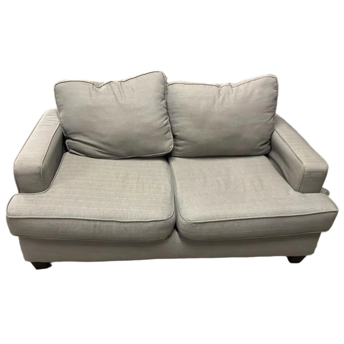 61" Gray Loveseat