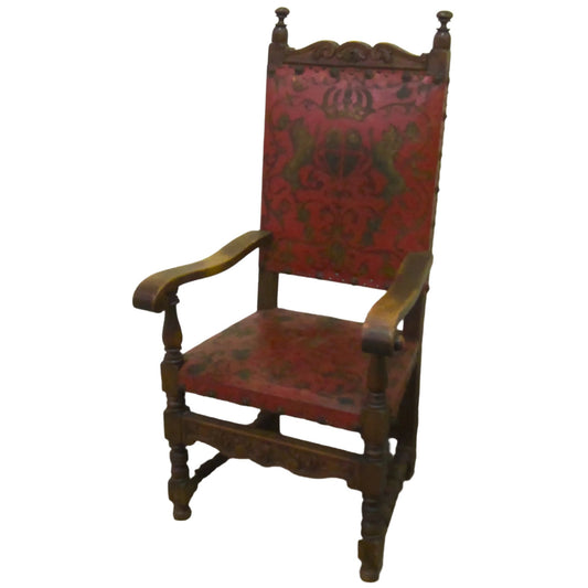 Antique Colonial-Style Armchair