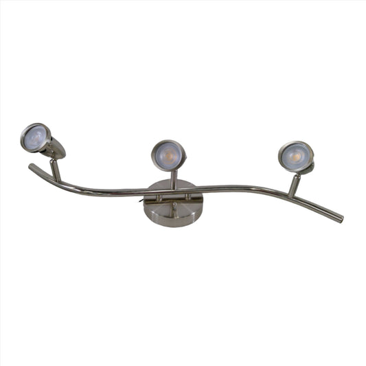 Brushed Nickel Dimmable LED Track Bar Fixture