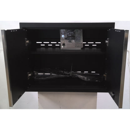 Black Upper Metal Cabinet