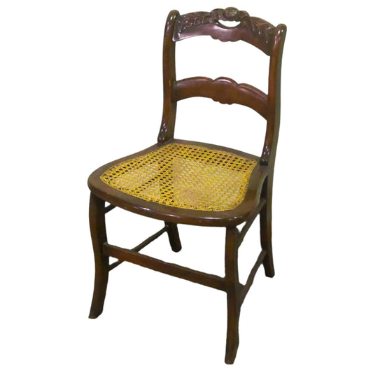 Antique Ladder-Back Side Chair