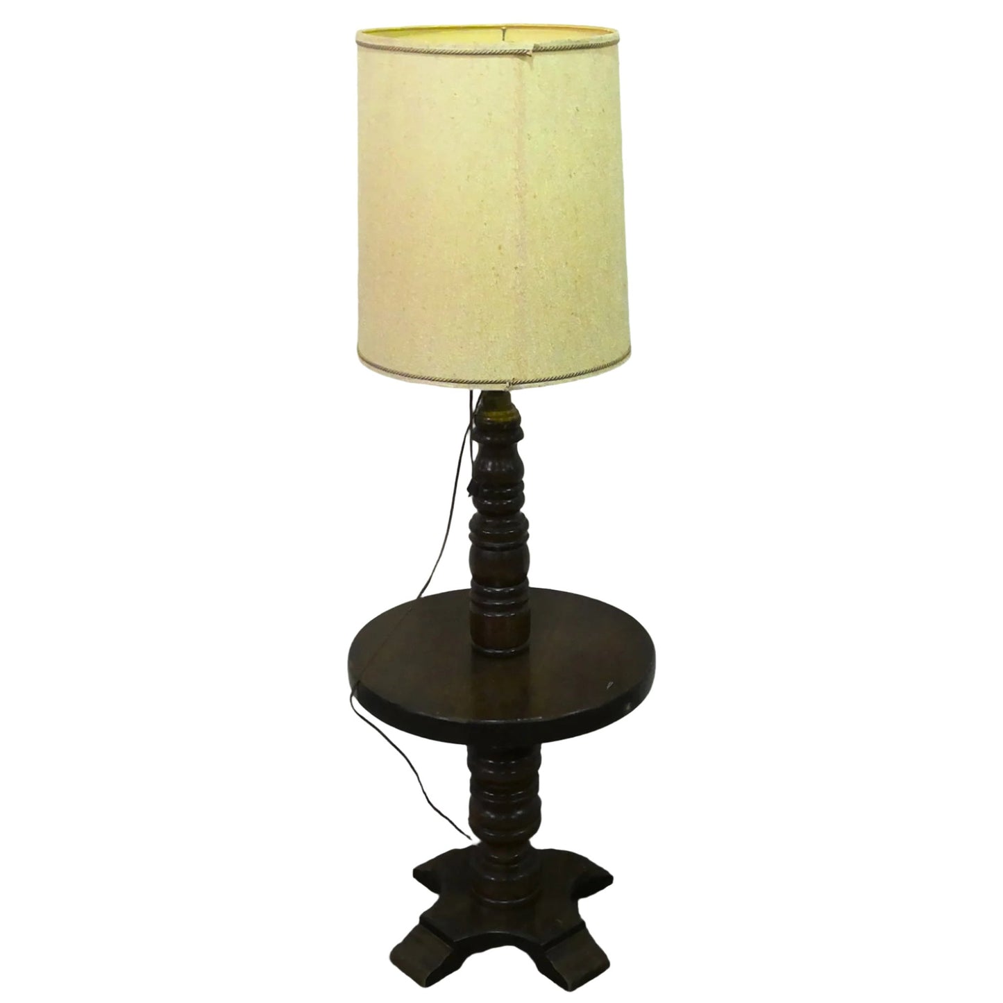 Vintage Pedestal Floor Lamp