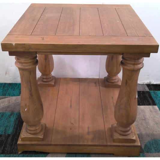 Wood End Table