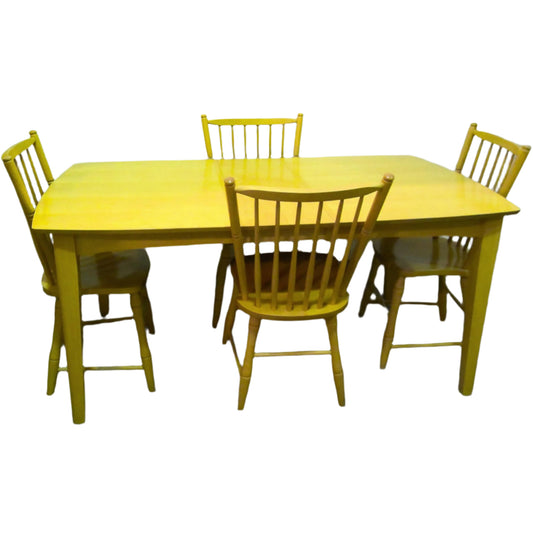 4-Piece Farmhouse Dining Set