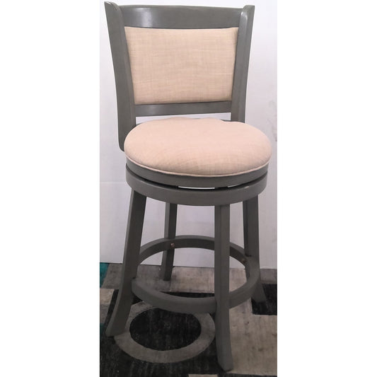 Gray Chair with Tan Cushion