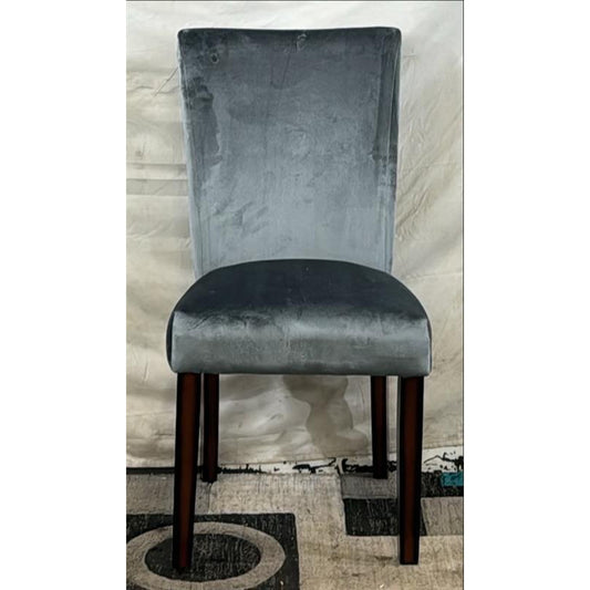 Grey Upholstered Dining Chair