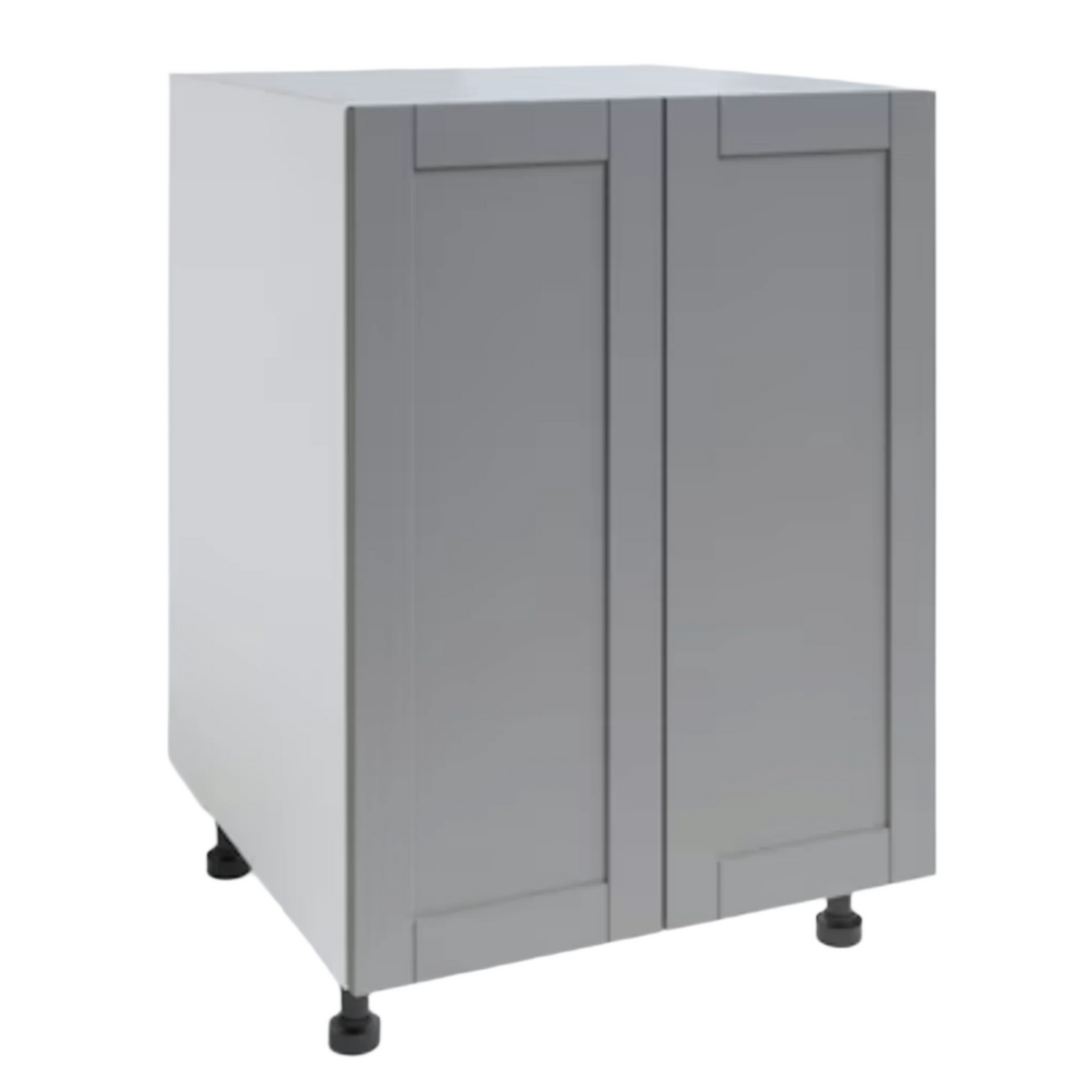 24" x 30.5" Gray Shaker Base Cabinet