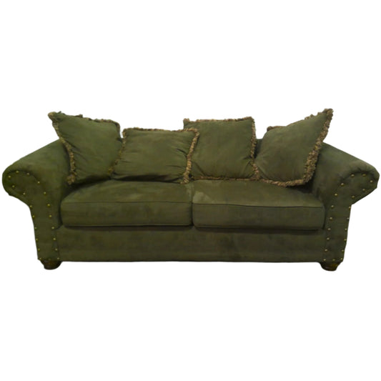 84" Green Loveseat