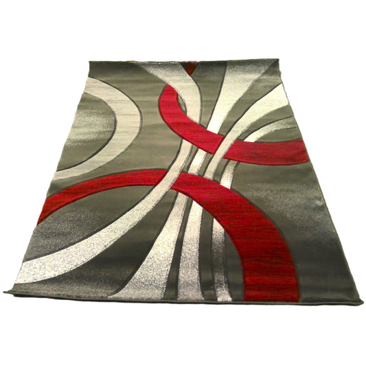 5' x 7' Abstract Geometric Area Rug