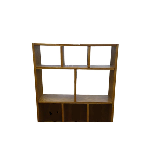 8-Tier Oak Shelving Unit