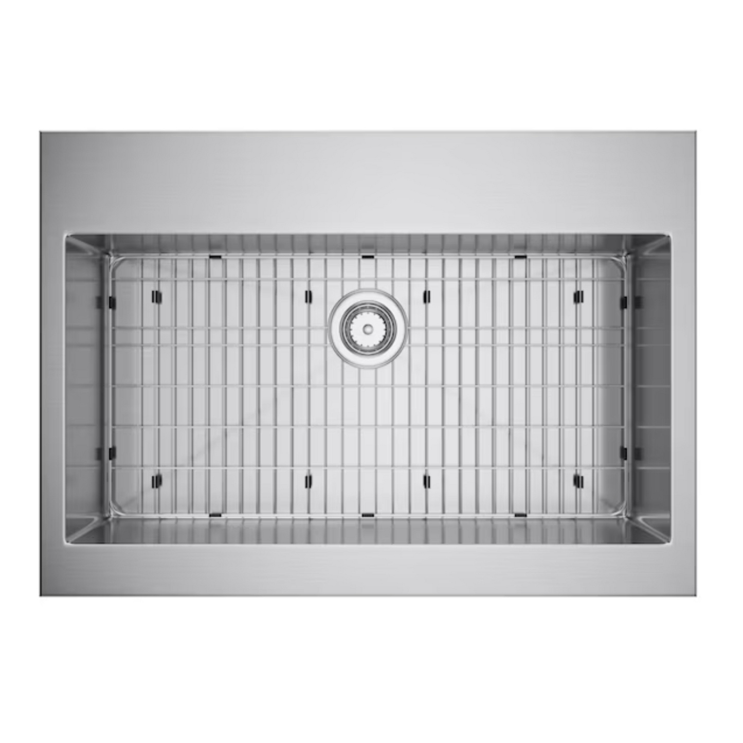 Drop-In Stainless Steel Single Bowl 1-Hole Kitchen Sink with Drainboard