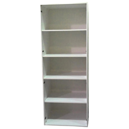 30" x 80.5" White Open Pantry Cabinet