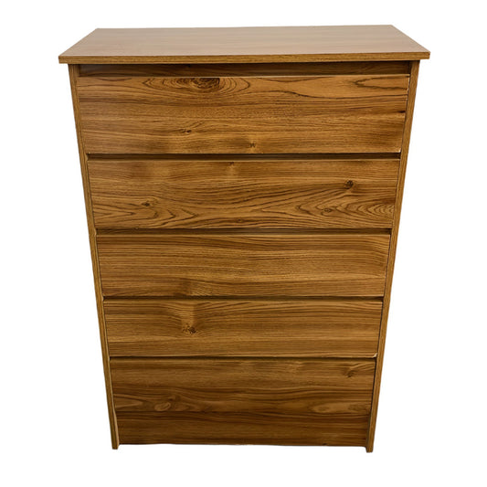 Teak 5-Drawer Chest