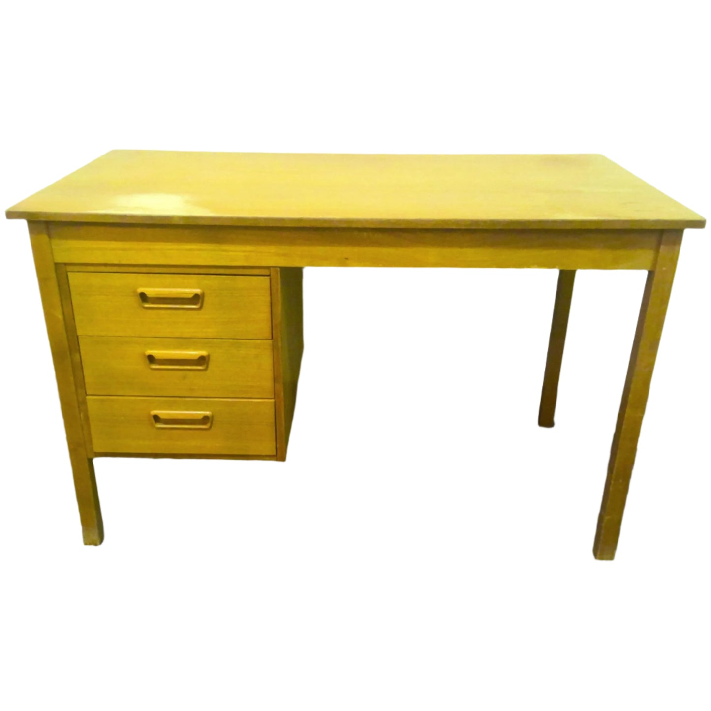 Oak-Colored Writing Desk