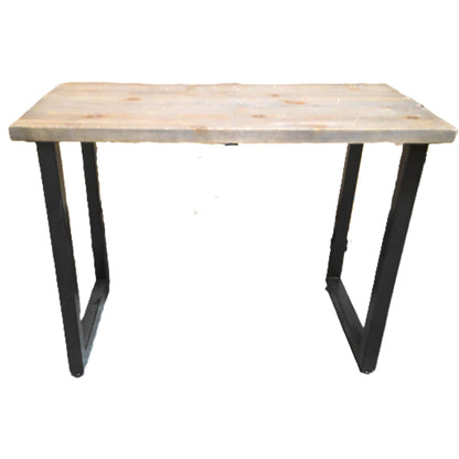 Table with Black Metal Legs