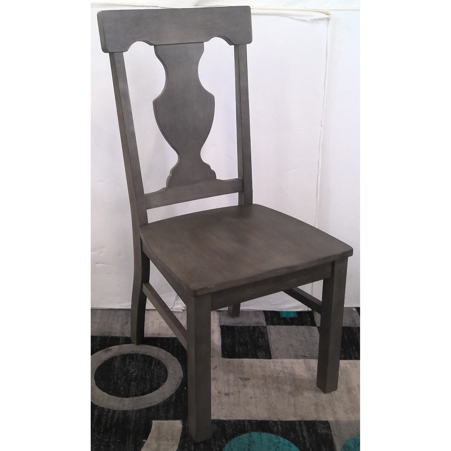 Gray Wood Chair