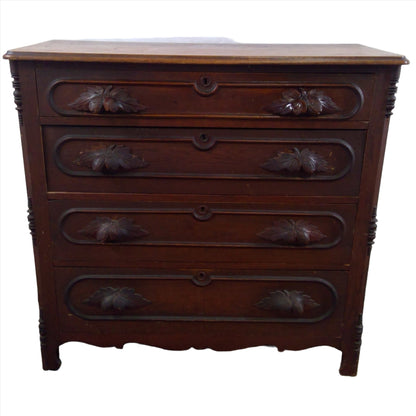 Antique Ornate Wood Dresser