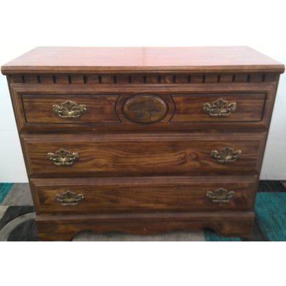 Dresser with Pinecone Carving