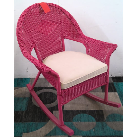 Pink Outdoor Rocking Chair