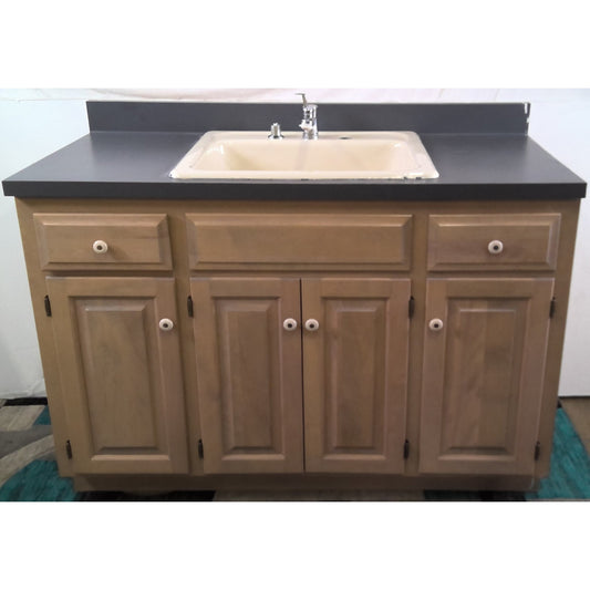 Sink Cabinet with Cast Iron Sink