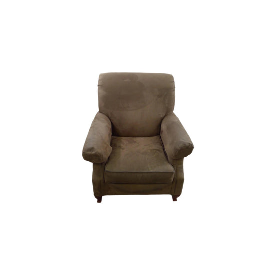 Brown Suede Armchair