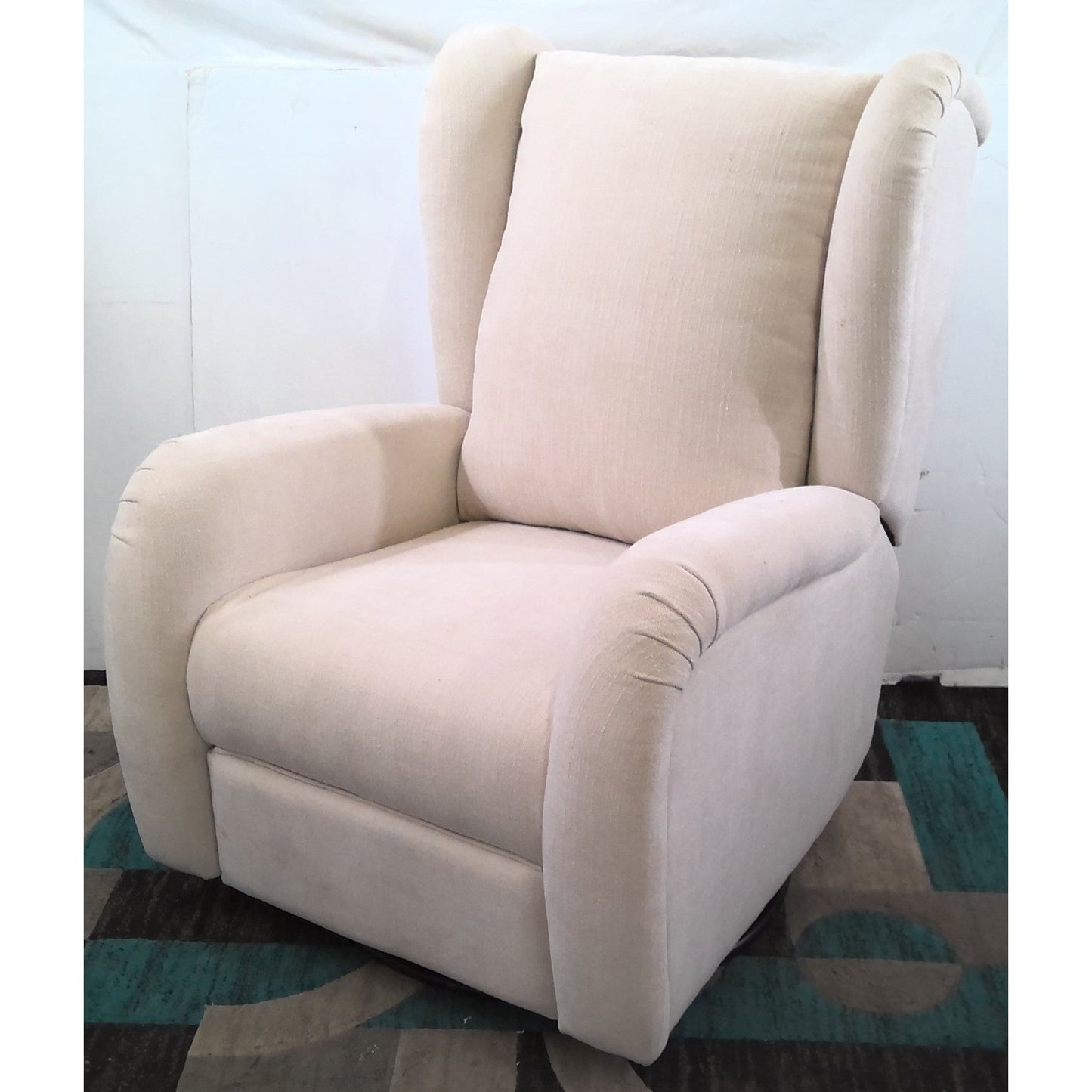 White Swivel Rocker Recliner