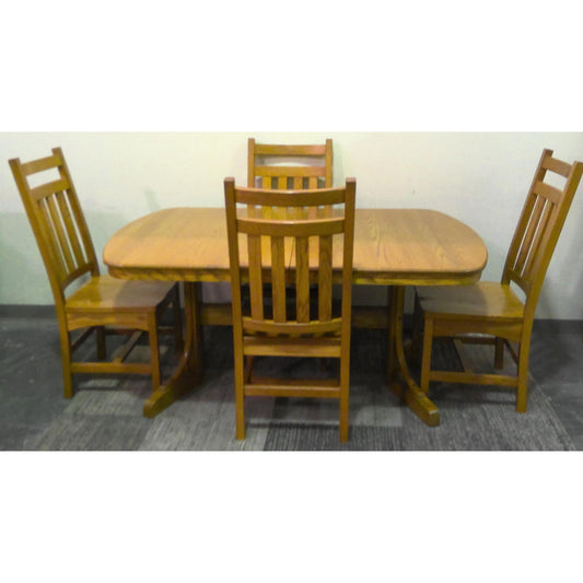 5-Piece Oak Dining Set