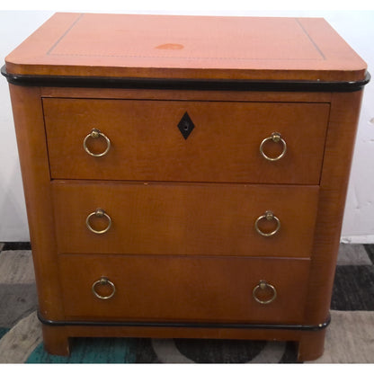 Nightstand with Black Trim