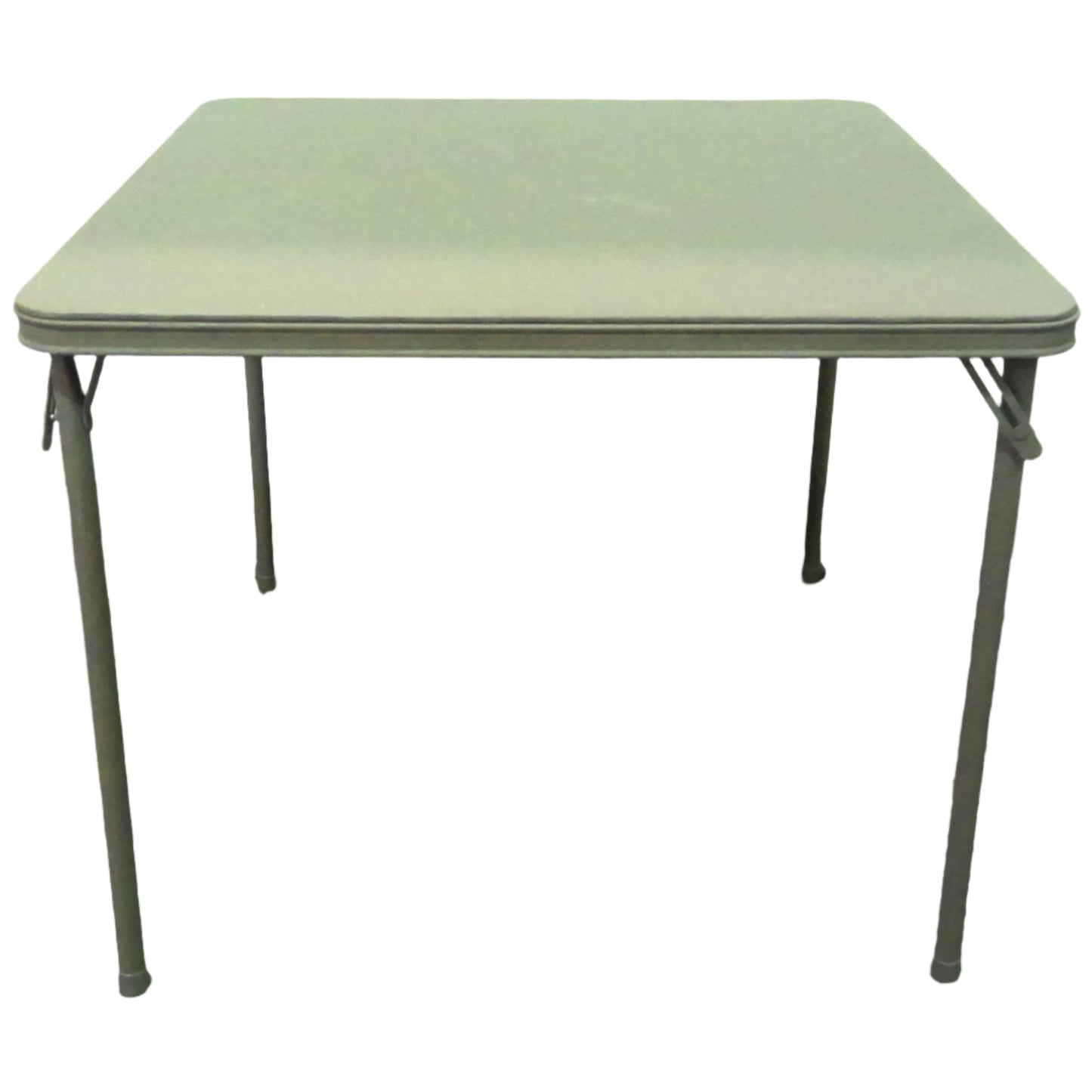 2.8' Gray Folding Card Table